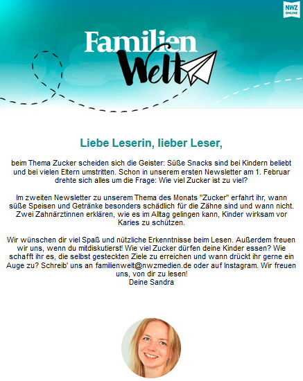 NWZ Familien-Newsletter BILD