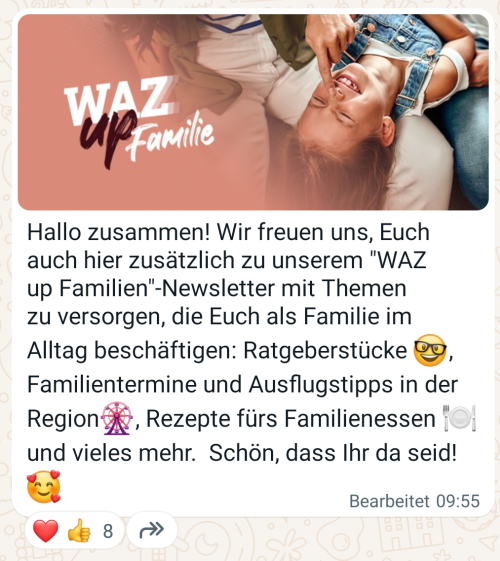 WAZ WhatsApp für Familien BILD