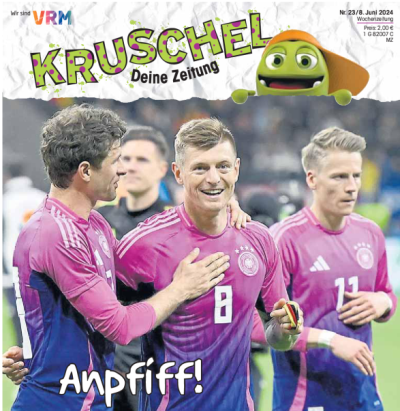 Kruschel Kinderzeitung VRM zur EM 2024 Bild