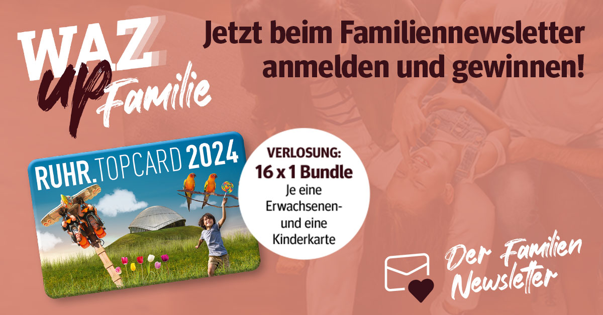 WAZ Werbemittel Gewinnspiel Ruhr Top Card quer